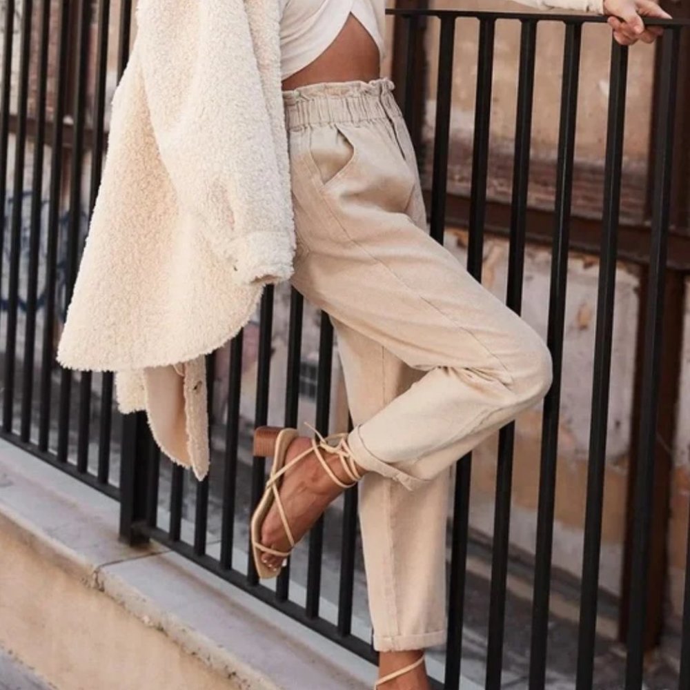 12th Tribe Corduroy pants in Taupe XS